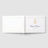 EDITABLE COLORS SL Monogram LS Monogram Guest Book Gästebuch (Voll)