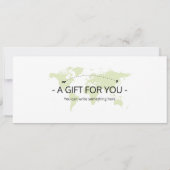 Editable Costa Rica Flugzeug Ticket Boarding Pass Einladung (Rückseite)