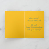 Editable Couple Funny Vathers Day Karte (Innenseite)