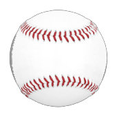 Editable Couples Initials | Weiß & Grau Baseball (Vorderseite)