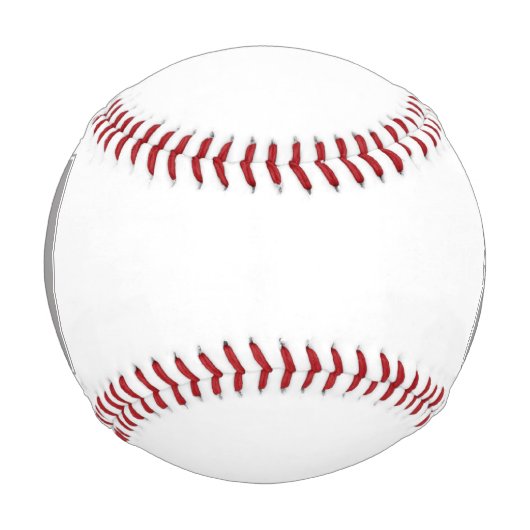 Editable Couples Initials | Weiß & Grau Baseball (Vorderseite)