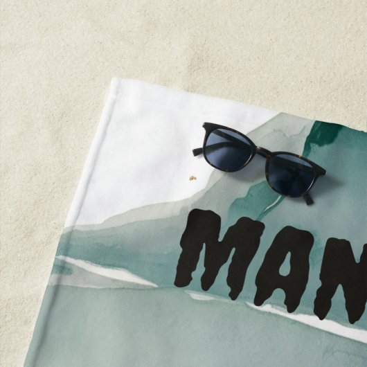 Editable Crab Strandtuch (Beispiel)