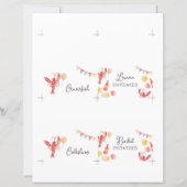 Editable Crawfish Food Tent Cards (Vorderseite)