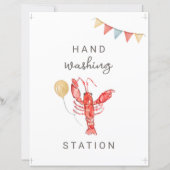 Editable Crawfish Party Sign (Vorderseite)