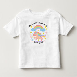 Editable Crayon Style – Unicorn Dream Sparkle Kleinkind T-shirt