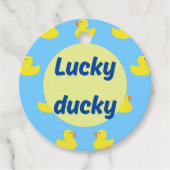 Editable Cruise Duck Geschenkanhänger (Vorderseite)