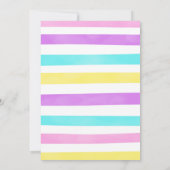 Editable Cupcake zum Geburtstag Einladung (Rückseite)