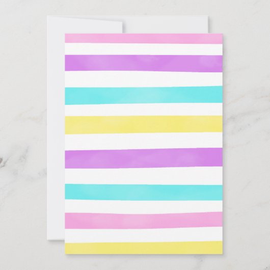 Editable Cupcake zum Geburtstag Einladung (Rückseite)