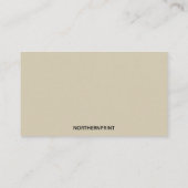 Editable Custom Signage Shop Visitenkarte (Rückseite)