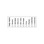 Editable Daily Habit Tracker Permastempel (Design)