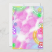 Editable Dance Birthday Einladung (Rückseite)