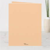 Editable Deer in the Woods Happy Holidays Karte (Rückseite)