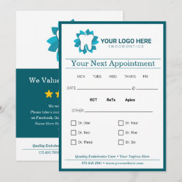 Editable Dental Next Termin Einladung