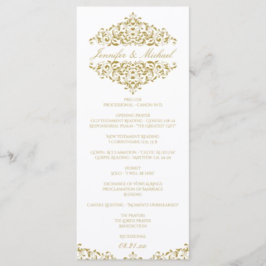 EDITABLE DESIGN FARBE Charlene Elegante Programm (Vorderseite)