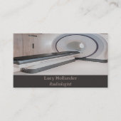 Editable Diagnostic Imaging Tech Radiologist Visitenkarte (Vorderseite)