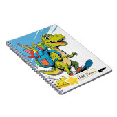 Editable Dinosaur School Notebook Notizblock (Rechte Seite)