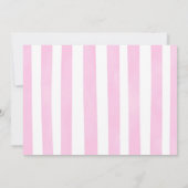 Editable Donut Birthday Party Foto Einladung (Rückseite)