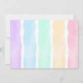 Editable Donut Birthday Party Foto Einladung (Rückseite)