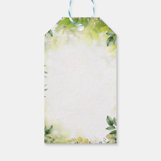 Editable Dragon 1st Birthday Party, Boys Birthday Geschenkanhänger (Rückseite)