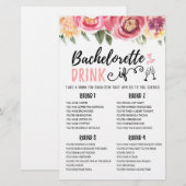 Editable DRINK IF Bachelorette, Hen Party Game (Vorne/Hinten)