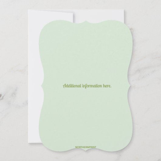 Editable Easter Brunch Egg Hunt Bunny and Tulips Einladung (Rückseite)