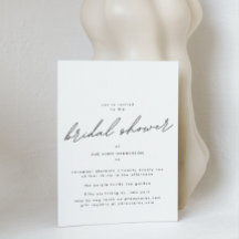 Editable, einfach elegantes Brautparty