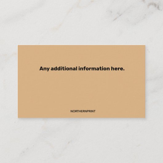 Editable Electrical Business Card Visitenkarte (Rückseite)