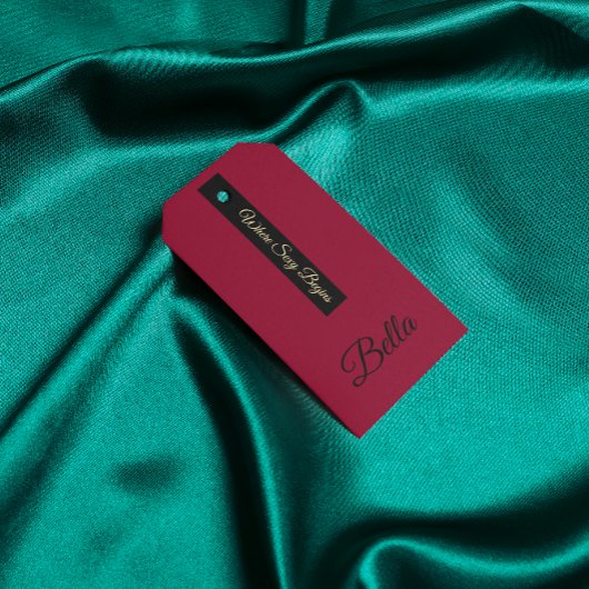 Editable Elegant Lingerie Branding Design  Geschenkanhänger