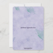 Editable Elephant Three Balloons and a Butterfly Einladung (Rückseite)