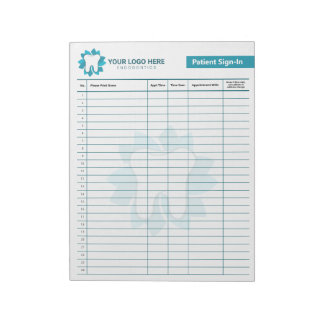 Editable Endodontics oder Dental Sign-In Notizblock