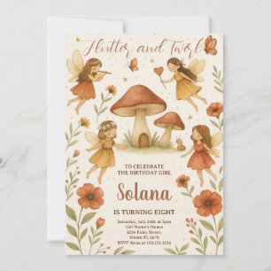 Editable Fairy Birthday Einladung