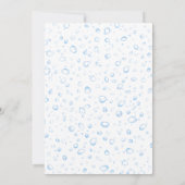 Editable Fairy Birthday Einladung (Rückseite)