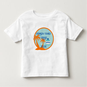 Editable Family Cruise Kleinkind T-shirt