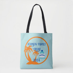Editable Family Cruise Tasche