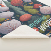 Editable Fantasy Garnelen Waldvögel und Bäume Sherpadecke (3/4)