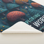 Editable Fantasy Garnelen Waldvögel und Bäume Sherpadecke (3/4)