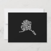 Editable Farbe ALASKA Bewegende Ankündigung (Rückseite)