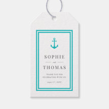 Editable Farbe Moderne klassische Ankerhochzeit