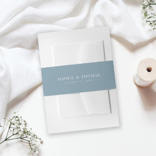 Editable Farbe Moderne klassische Hochzeit Einladungsbanderole