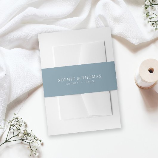 Editable Farbe Moderne klassische Hochzeit Einladungsbanderole