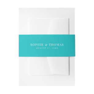 Editable Farbe Moderne klassische Hochzeit Einladungsbanderole