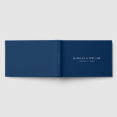 Editable Farbe Moderne klassische Hochzeit Gästebuch (Voll)