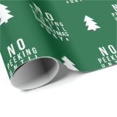 Editable Farbe No Peeking bis Weihnachten Geschenkpapier (Rolleneckpunkt)