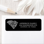 Editable Farbe SÜD CAROLINA Bewegende Ankündigung (Insitu)