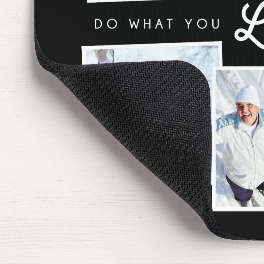 EDITABLE FARBE tun, was Sie Liebe Foto Mousepad (Ecke)