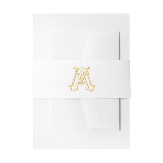 EDITABLE FARBEN AM Monogram MA Monogram Band (Vorderseite Beispiel)