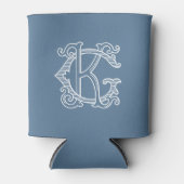 EDITABLE FARBEN GK Monogramm KG Monogramm Gemütlic Dosenkühler (Vorderseite)