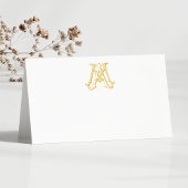 EDITABLE FARBEN MA Monogram AM Monogram Placecards Platzkarte