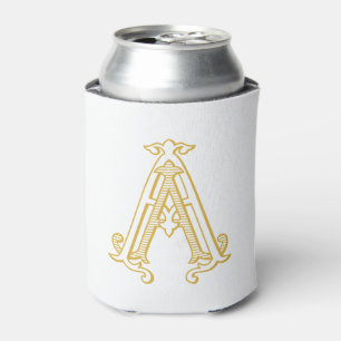 EDITABLE FARBEN OM Monogram-OM-Logo Gemütlich Dosenkühler