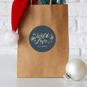 EDITABLE FARBEN Weihnachtsglanz Aufkleber